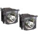 ET-LAD7700W Projector Lamp for PANASONIC PT-D7700K (Dual Lamp)