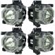 PANASONIC PT-DW17KU (Quad Pack) Projector Lamp